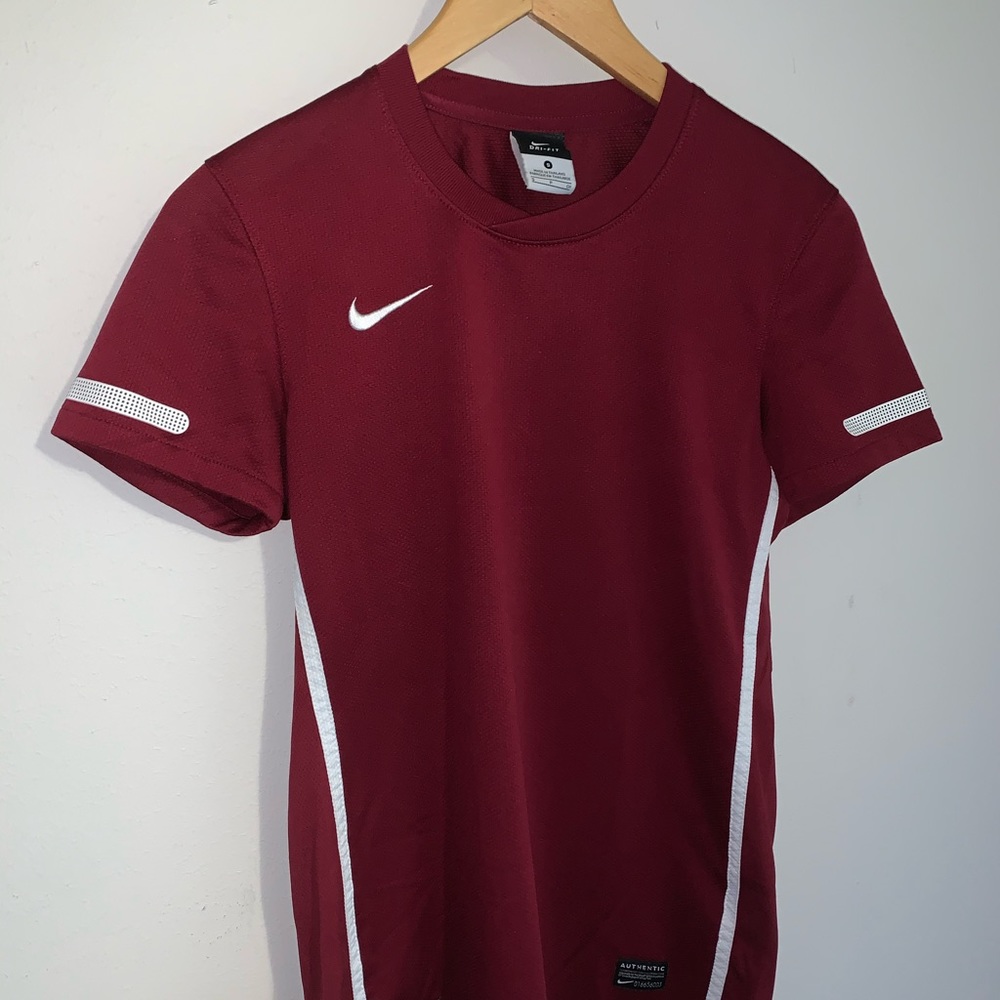 Maroon Nike Workout Shirt